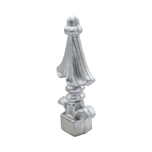 Finials / Fence Top Posts - Cast Aluminum - Spear Shape - 1&quot; Inch Square Base Fits Over 1/2&quot; Inch - 5&quot; Inch Height - Multiple Finishes Available - Sold Individually