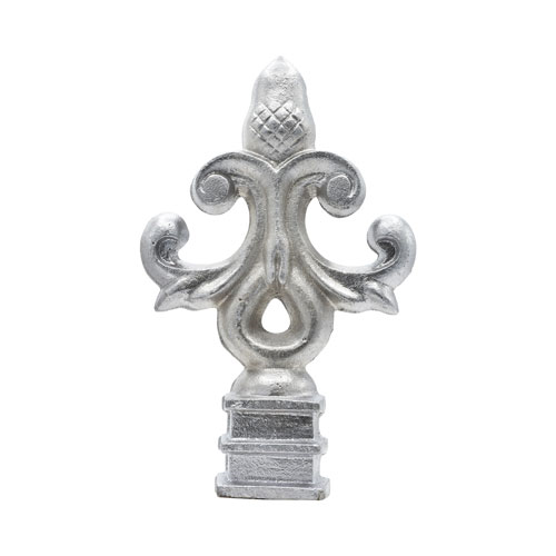 Finials / Fence Top Posts - Cast Aluminum - Spear Shape with Acorn Design - 1-1/2" Inch Square Base Fits Over 3/4" Inch - 5-7/8" Inch Height - Multiple Finishes Available - Sold Individually