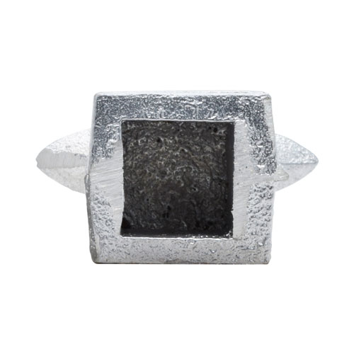Finials / Fence Top Posts - Cast Aluminum - Triad Spear Shape - Square Base Fits Over 5/8" Inch - 4" Inch Height - Multiple Finishes Available - Sold Individually