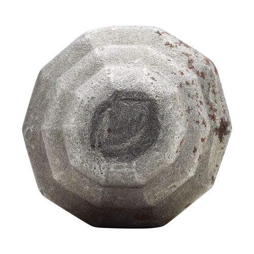 Finials / Fence Top Posts - Forged Steel - Round Shape - 2" Inch Solid Square Base - 3-9/16" Inch Height - Multiple Finishes Available - Sold Individually