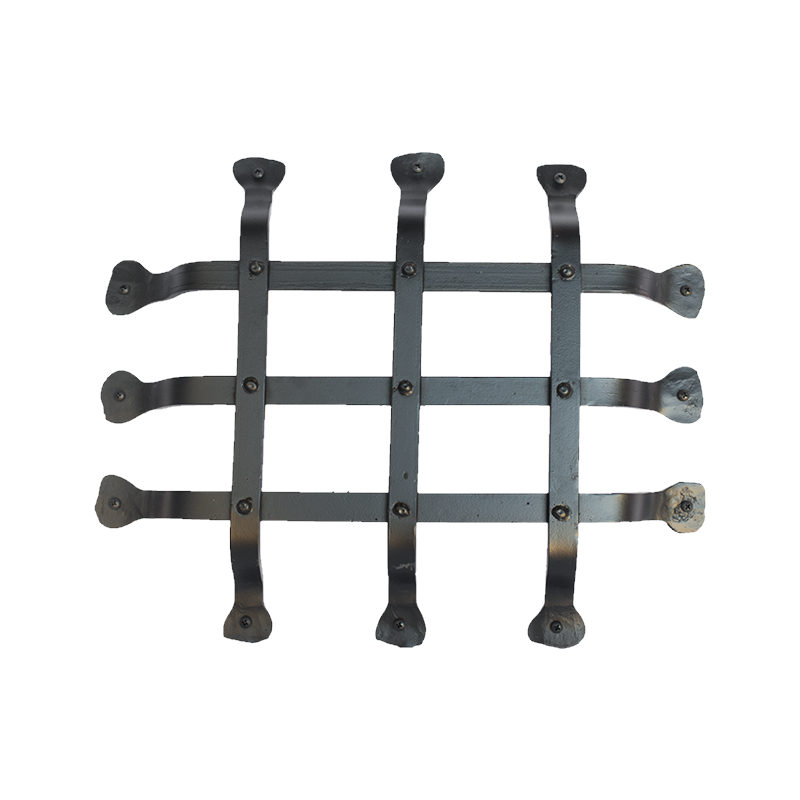 Flat Bar Flat Tip Speakeasy Grille - 16-1/4" x 13-1/2" - 6 Bars - Multiple Finishes Available - Sold Individually