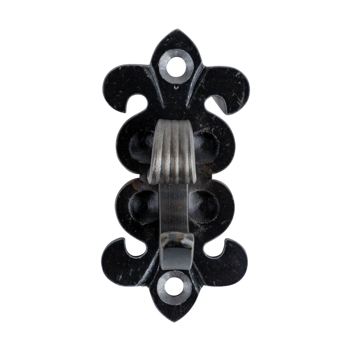 Fleur-de-lis Custom Bathroom Hardware Set - Handmade Heavy Duty Solid Steel - Multiple Finishes Available