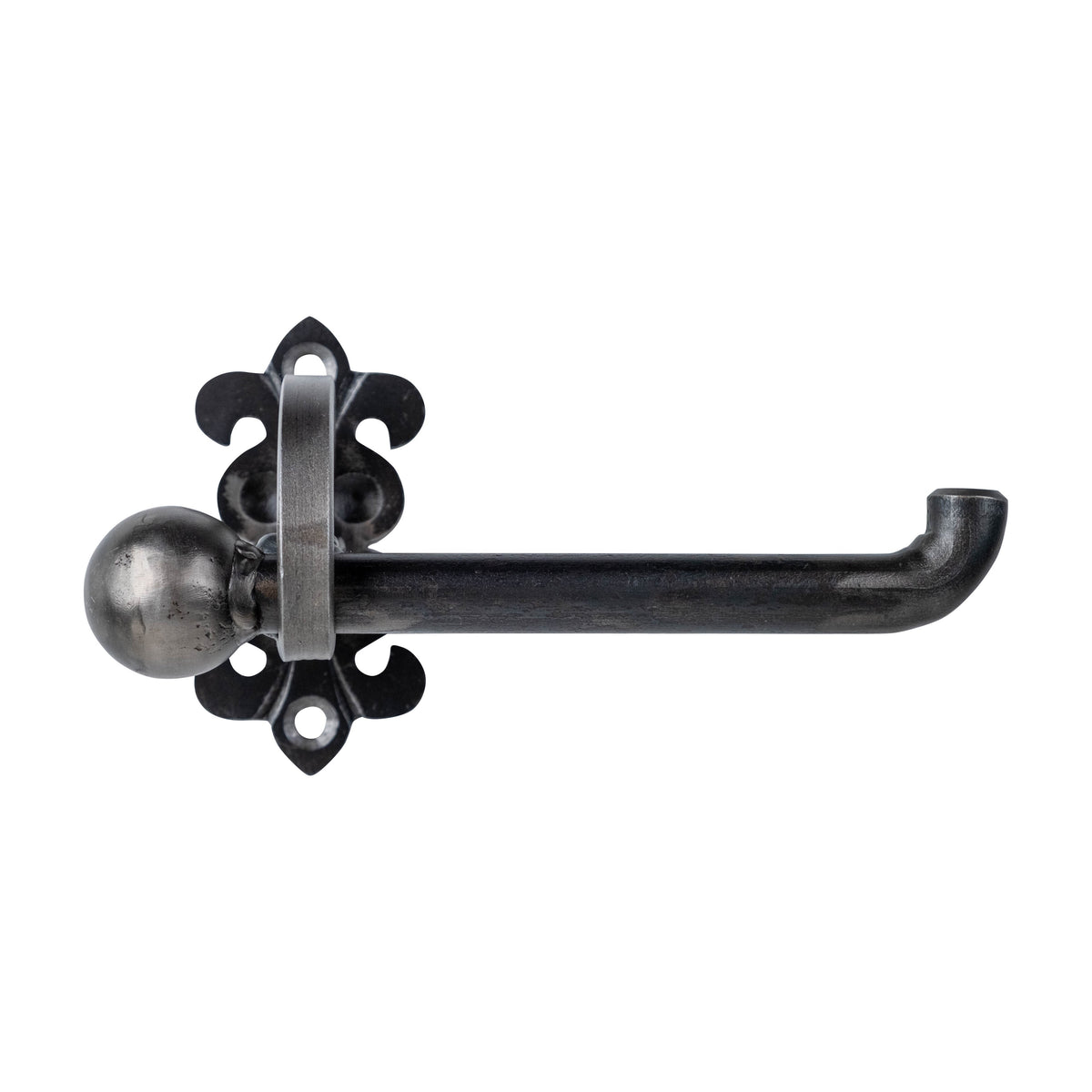 Fleur-de-lis Custom Bathroom Hardware - Toilet Paper Holder - 8-5/8&quot; Inch - Multiple Finishes Available - Sold Individually