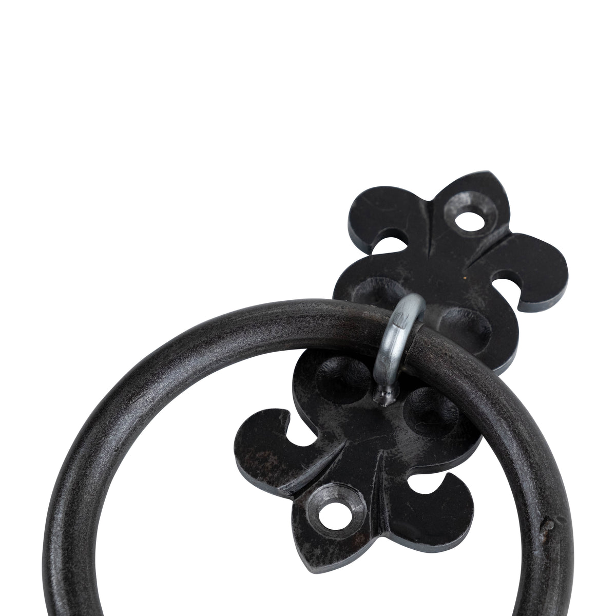 Fleur-de-lis Custom Bathroom Hardware - Towel Ring - 5&quot; Inch - Multiple Finishes Available - Sold Individually