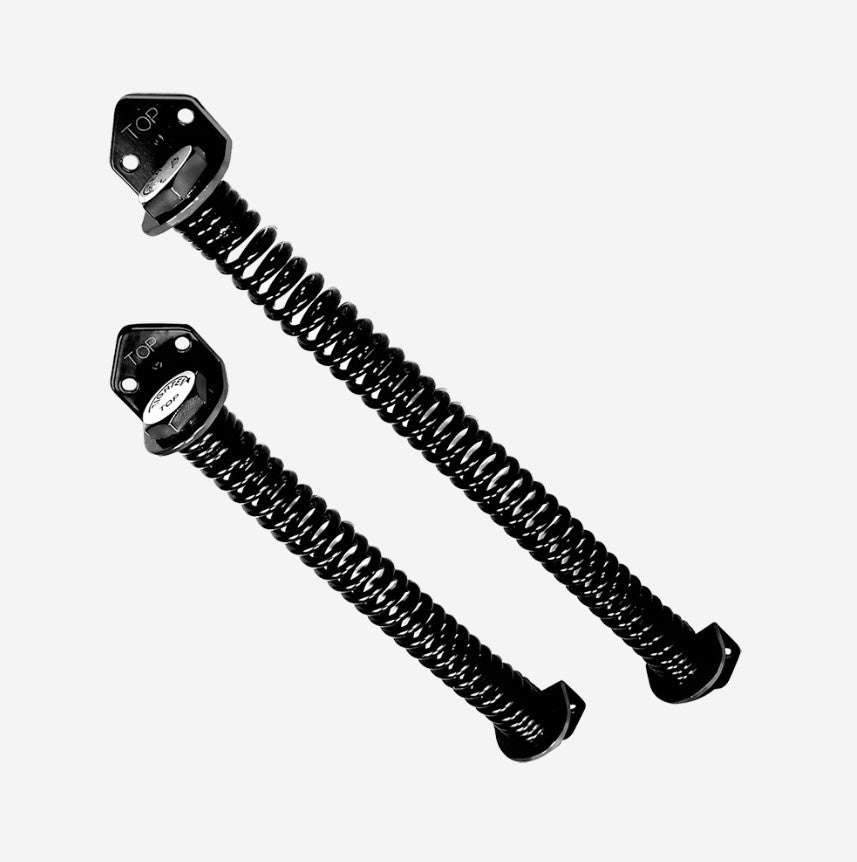 Gate Springs - For Wood Gates - 11" Inch or 14" Inch Available - Black Finish - Sold Individually