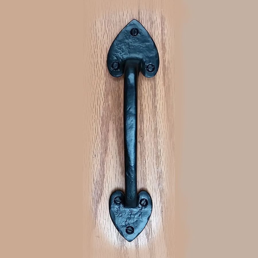 Heart Style Door Pull / Appliance Pull - Barn Door Handle - Multiple Finishes Available