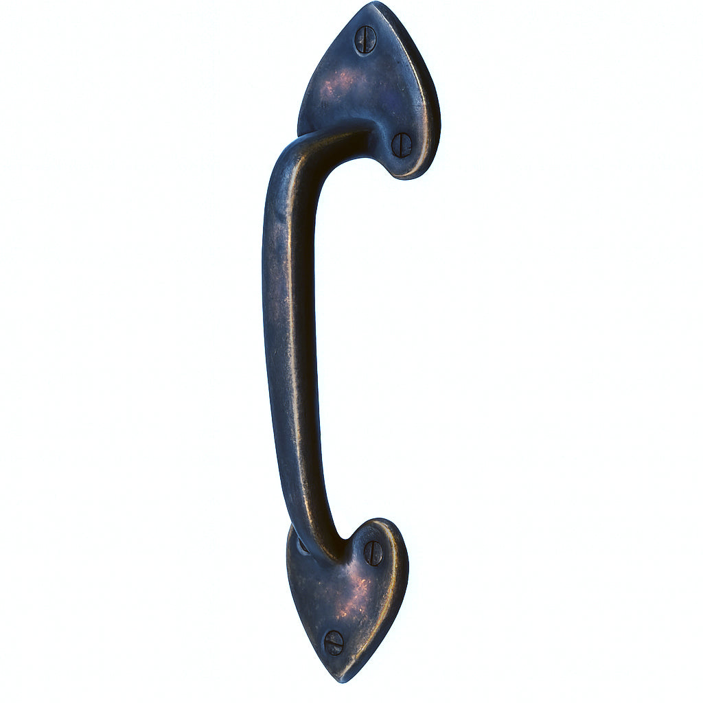 Heart Style Door Pull / Appliance Pull - Barn Door Handle - Multiple Finishes Available