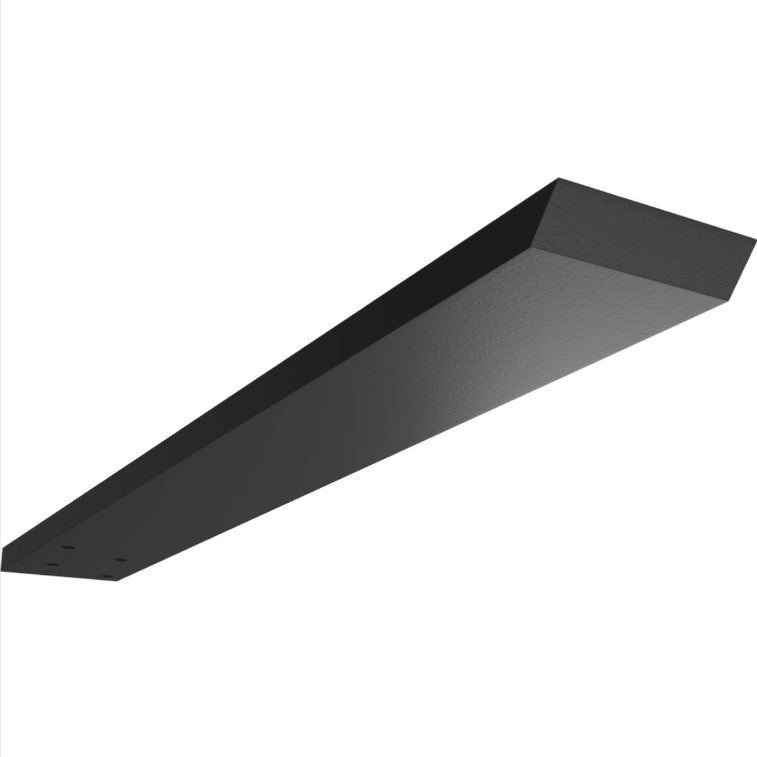 Hidden Floating Heavy Duty Steel Bracket - 2-1/2" Inch Width - Multiple Sizes Available - Black Powder Coat Finish - Sold Individually