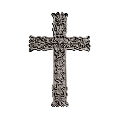Irish Cross - Cast Iron - 9-1/4&quot; Inch W x 14-1/2&quot; Inch H - Multiple Finishes Available - Sold Individually