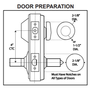 Clearance - Interconnected Entrance Lockset/Deadbolt - Jhil Grade 2 - Single Locking