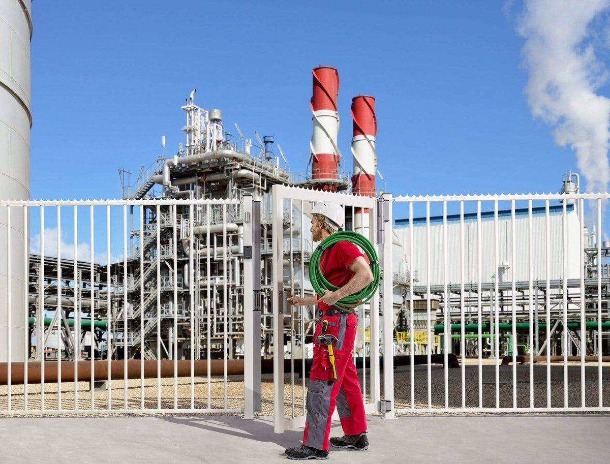 Locinox Dino - 2-Way Adjustable Double Bearing Gate Hinges - For Gates Up To 330 Lbs - Multiple Finishes Available - 2 Pack