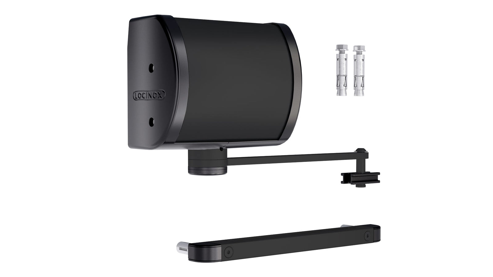 Locinox Panther - Compact Gate Closer - For Gates Up to 330 Lbs - Black Finish - Sold Individually