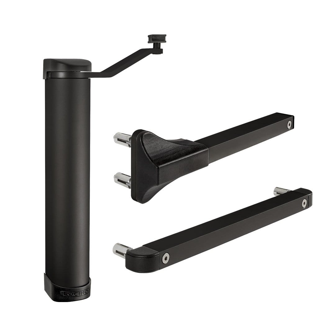 Locinox Lion - Compact 90° Or 180° Retrofit Gate Closer - For Gates Up To 165 Lbs - Multiple Finishes Available - Sold Individually