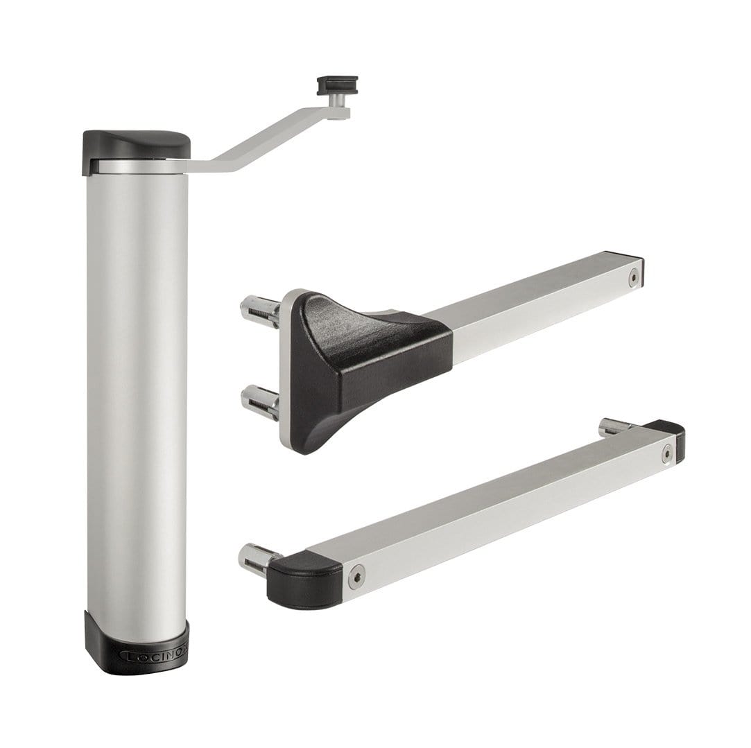 Locinox Lion - Compact 90° Or 180° Retrofit Gate Closer - For Gates Up To 165 Lbs - Multiple Finishes Available - Sold Individually
