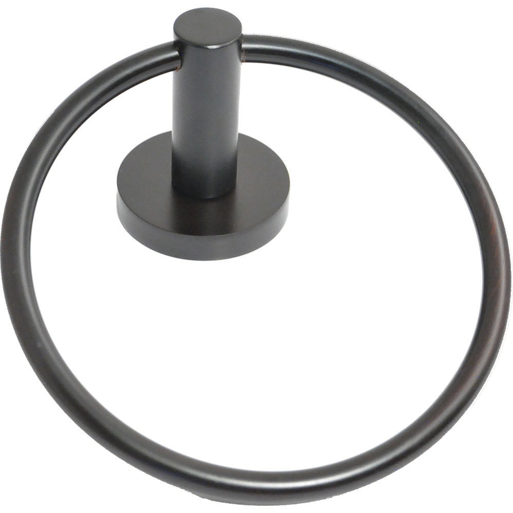 Metro Towel Ring Holder - Oil Rubbed Bronze Finish - Sold Individually