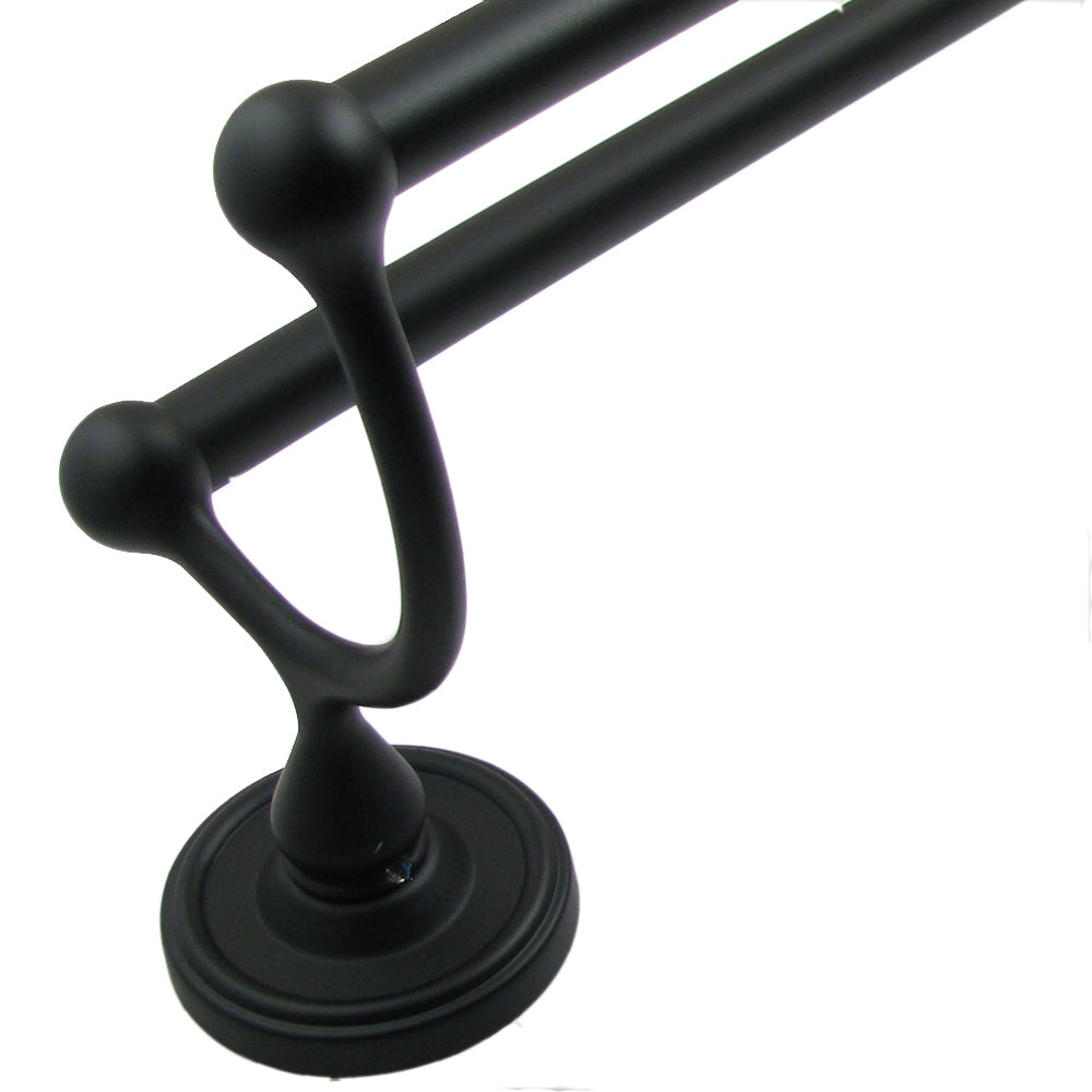 Midtowne Double Towel Bar - 24" Inch - Multiple Finishes Available - Sold Individually