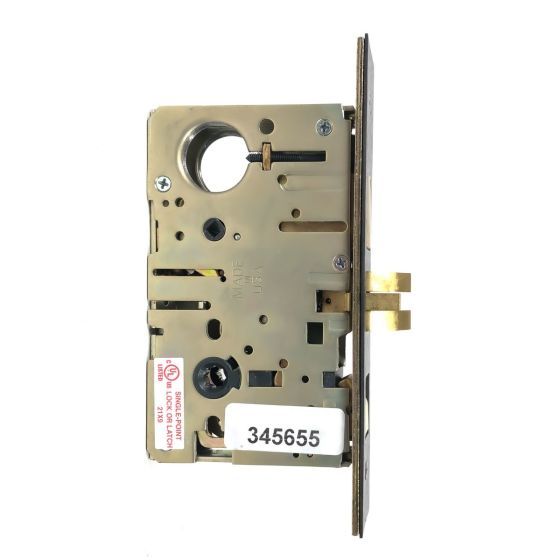 Warwick Mortise Lock Entrance Set - Double Knob with Single Escutcheon - Iron - Matte Black Finish - Multiple Options Available - Sold as Set
