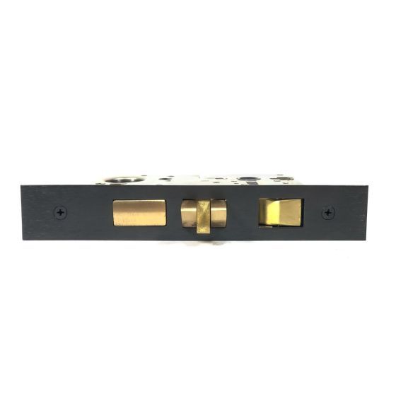 Warwick Mortise Lock Entrance Set - Double Knob with Single Escutcheon - Iron - Matte Black Finish - Multiple Options Available - Sold as Set