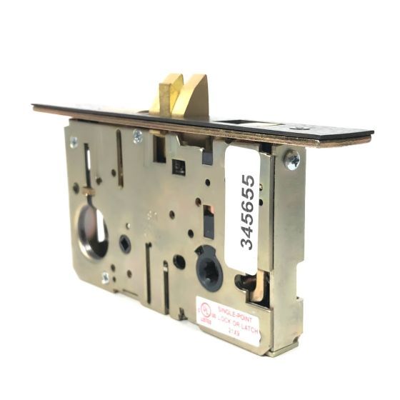 Warwick Mortise Lock Entrance Set - Double Knob with Single Escutcheon - Iron - Matte Black Finish - Multiple Options Available - Sold as Set