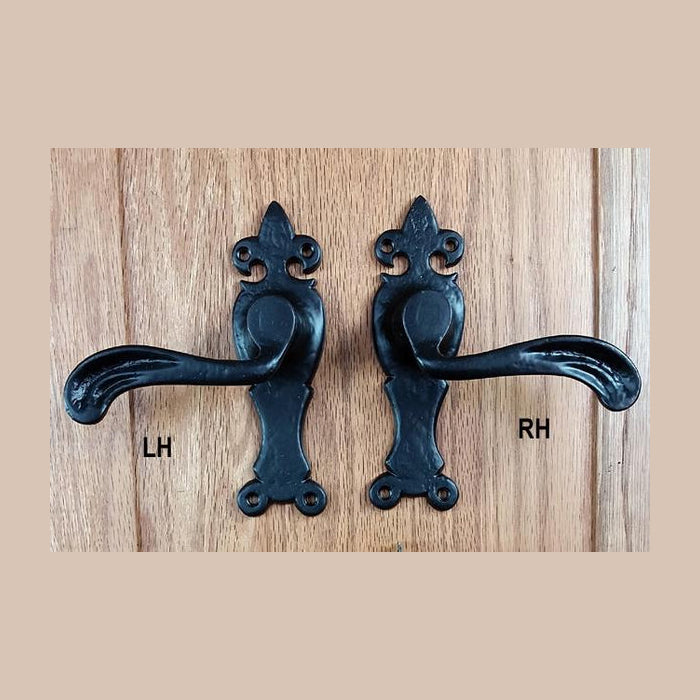 Normandy Decorative Handles for Carriage House Doors - Wild West Hardware