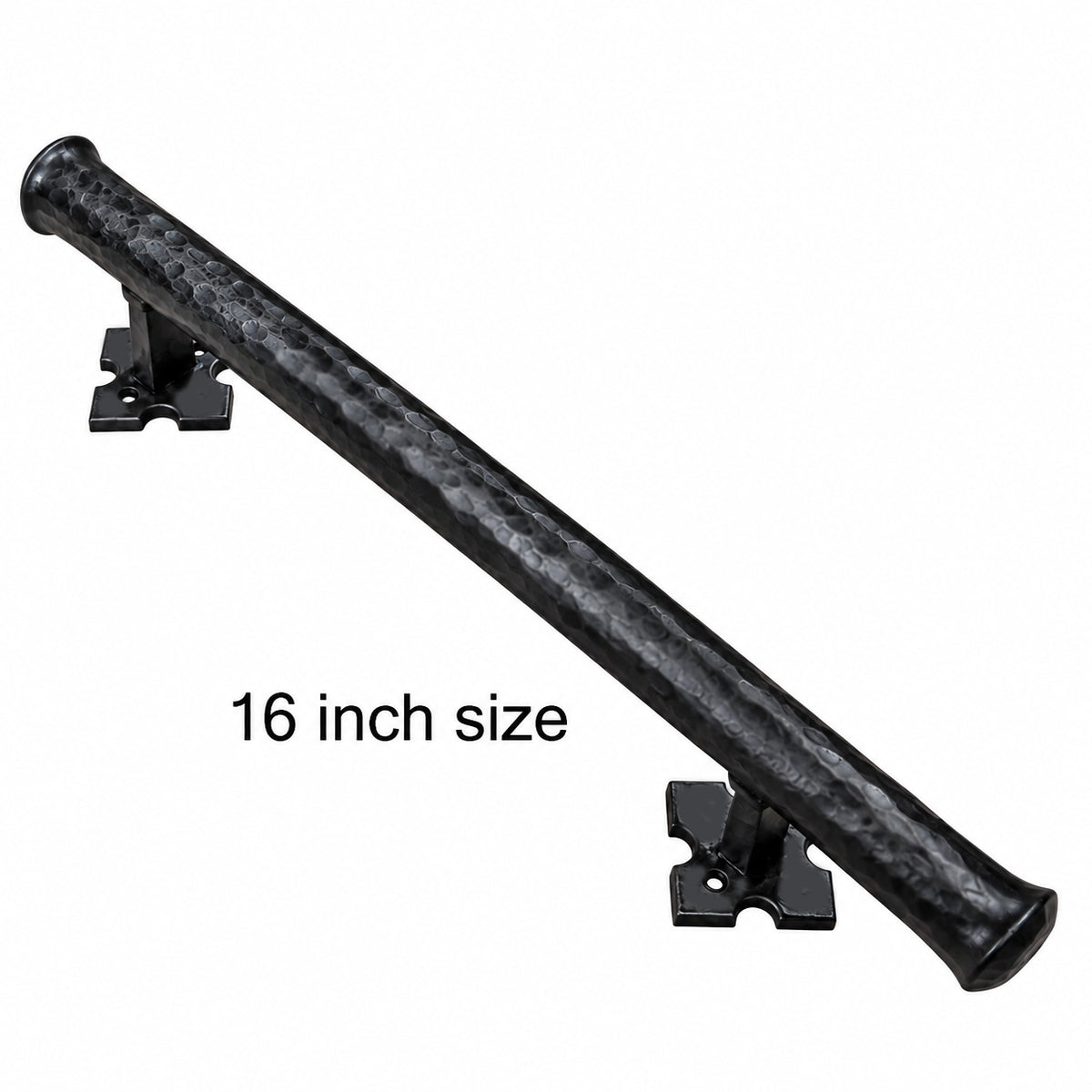 Barn Door Handle - Door Pull - Round Bar Distressed - 1" Dia. (NEW ITEM) - Multiple Finishes Available