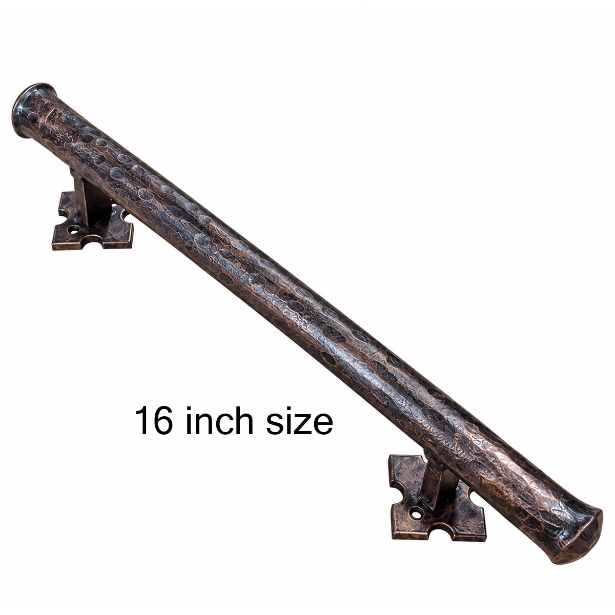 Barn Door Handle - Door Pull - Round Bar Distressed - 1" Dia. (NEW ITEM) - Multiple Finishes Available