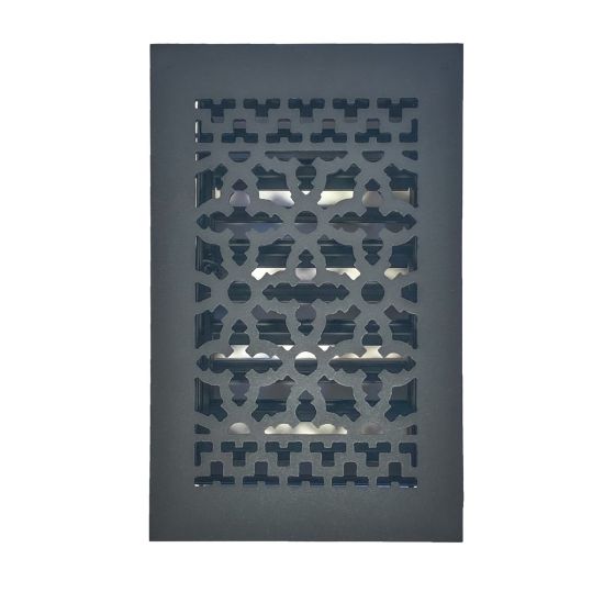 Rustic Registers Vent Covers - Cast Iron Register &amp; Grille - Multiple Sizes Available - Matte Black Finish - Sold Individually