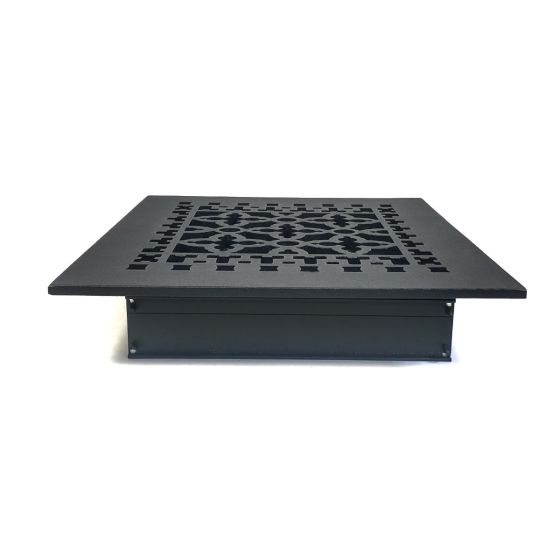 Rustic Registers Vent Covers - Cast Iron Register & Grille - Multiple Sizes Available - Matte Black Finish - Sold Individually