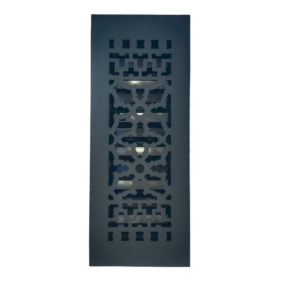 Rustic Registers Vent Covers - Cast Iron Register &amp; Grille - Multiple Sizes Available - Matte Black Finish - Sold Individually