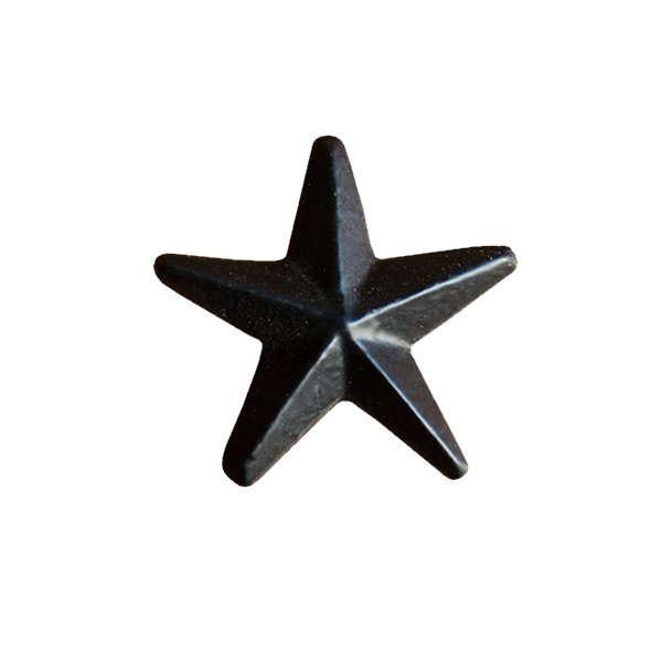 Rustic Star Clavos - 1-3/4&quot; Diameter - Multiple Finishes Available - Sold Individually