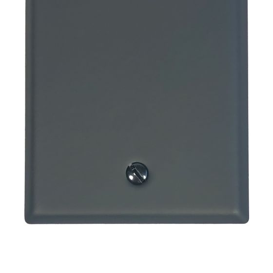 Rustic Switchplates - Blank Wall Plate - Matte Black Finish - Sold Individually