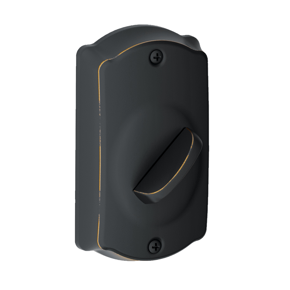 Schlage Residential Electronic Keypad Deadbolt Lockset - Camelot Style - Aged Bronze Finish - Sold Individually