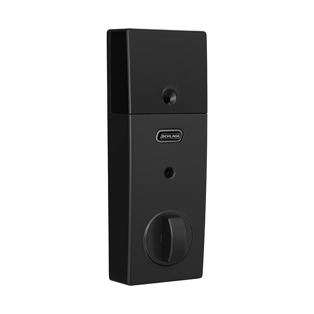Schlage Residential Sense Smart Touchpad Deadbolt Lockset - Century Style - Matte Black Finish - Sold Individually