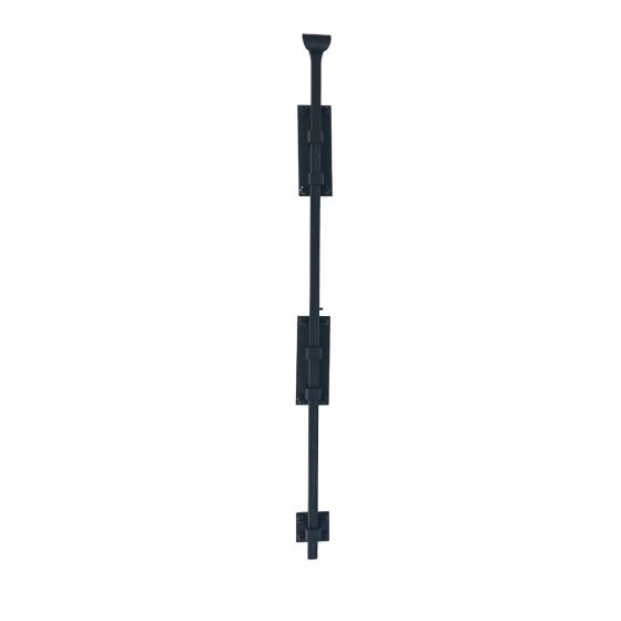 Shutter Latches - Forged Iron Cane Bolt Latch - Multiple Sizes Available - Matte Black Finish - Sold Individually