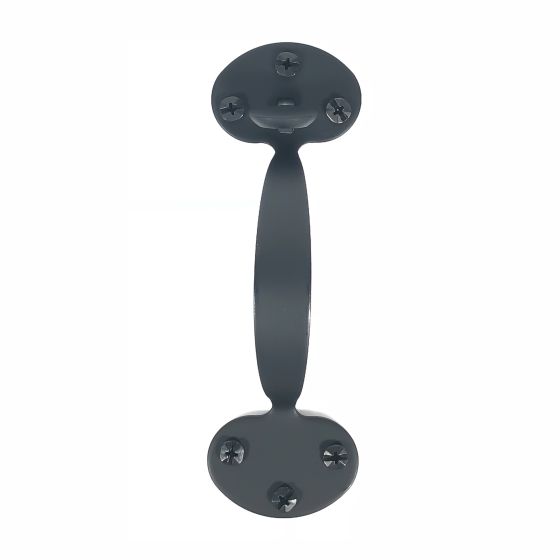 Smooth Bean Thumb Latch Set - Matte Black Finish - Sold as Set