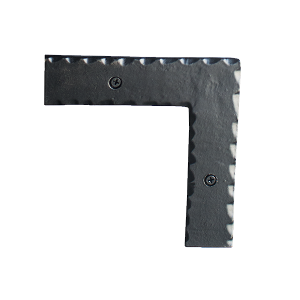 Square End Corner Strap &quot;L&quot; Bracket - 6&quot; Inch - Multiple Finishes Available - Sold Individually