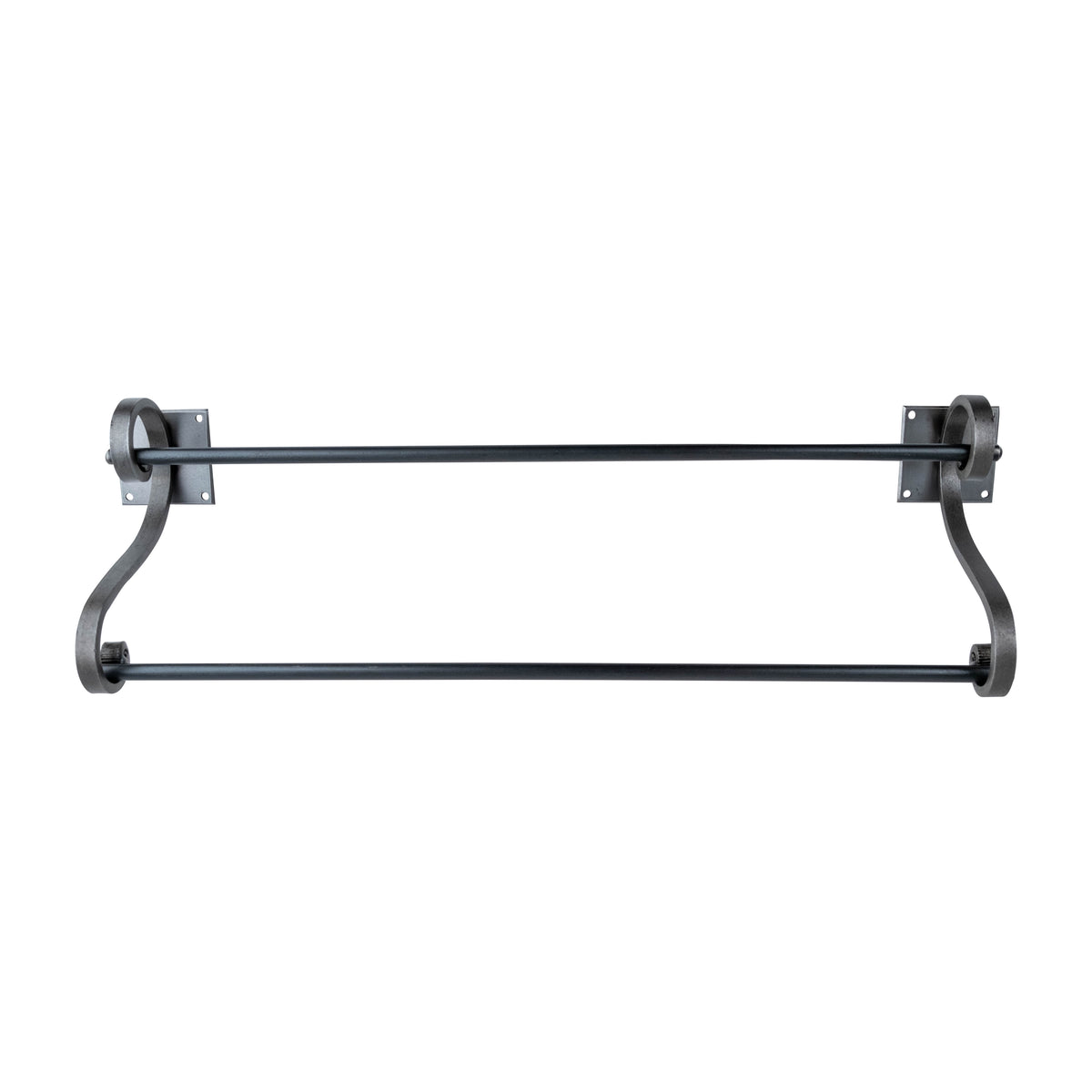 Square Mount Custom Bathroom Hardware - Towel Bar - 24&quot; Inch - Multiple Finishes Available - Sold Individually