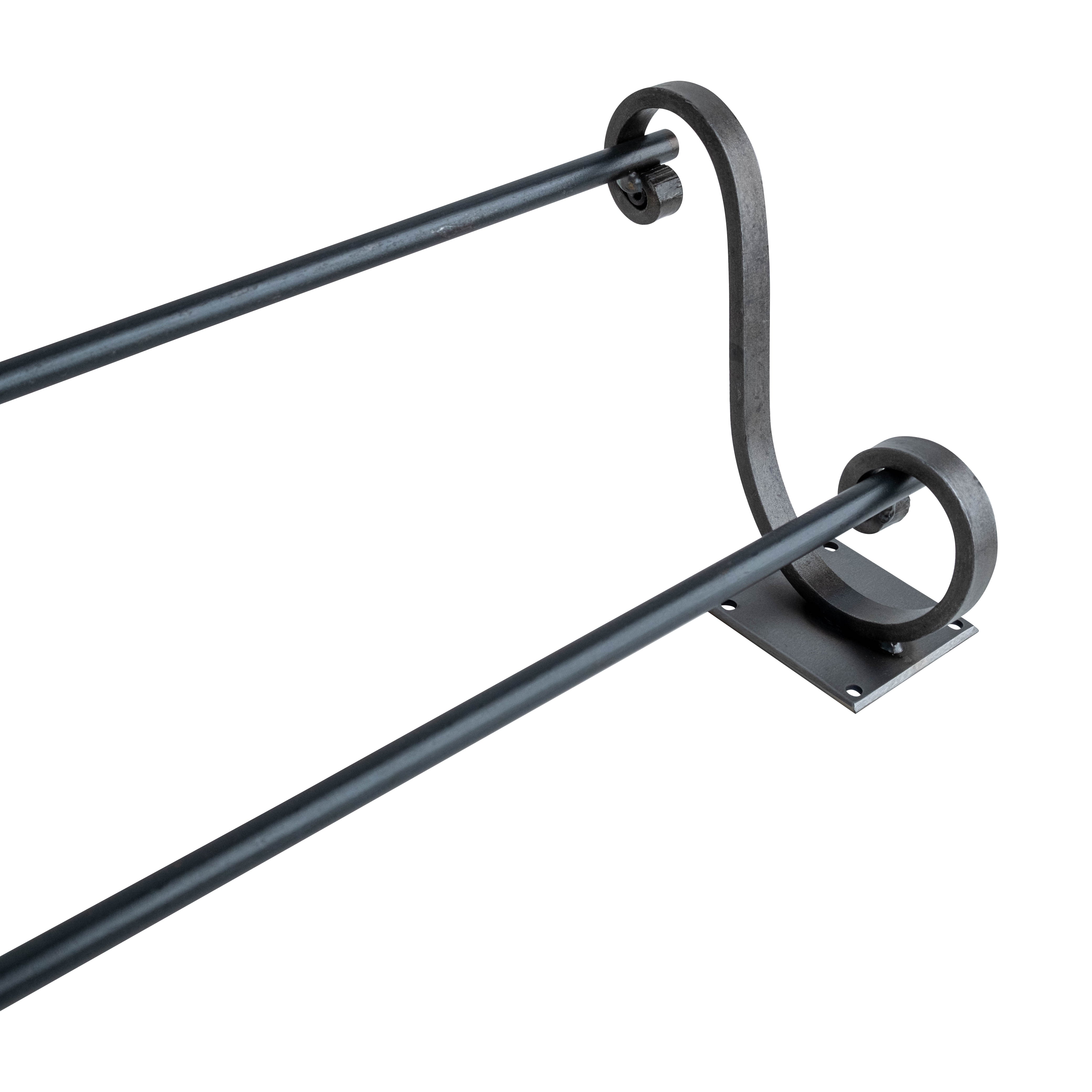 Square Mount Custom Bathroom Hardware - Towel Bar - 24" Inch - Multiple Finishes Available - Sold Individually