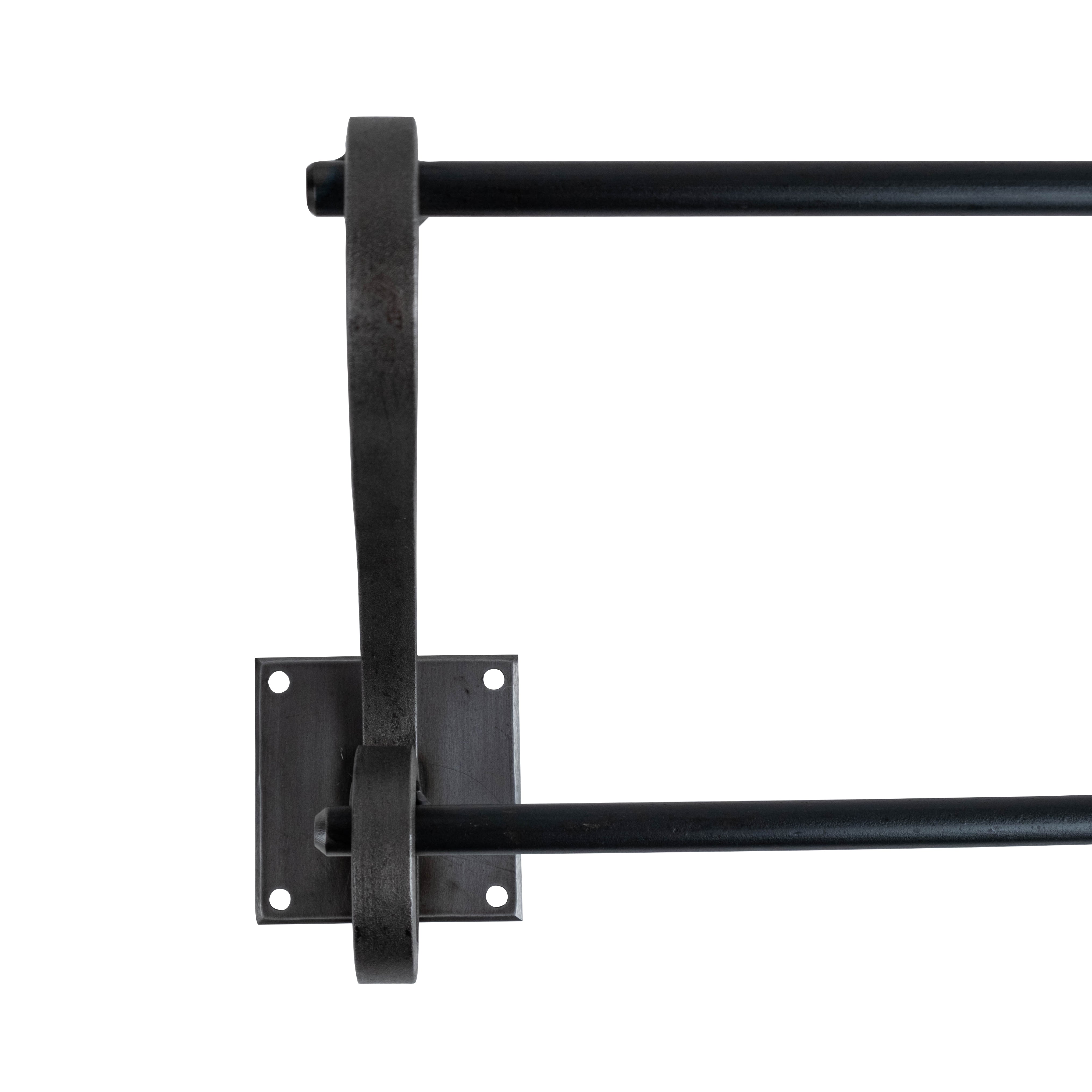 Square Mount Custom Bathroom Hardware - Towel Bar - 24" Inch - Multiple Finishes Available - Sold Individually