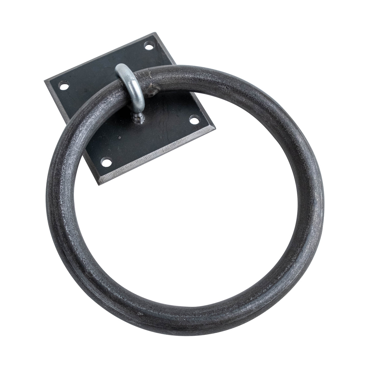 Square Mount Custom Bathroom Hardware - Towel Ring - Multiple Finishes Available - Sold Individually