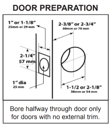 Standard Duty Single Cylinder Deadbolt - Cb160 Grade 2 - Multiple Finishes Available