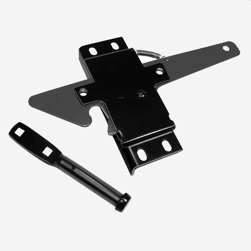 Standard Post Gate Latch - For Wood Gates - Black Powder Coat Finish - Sold Individually