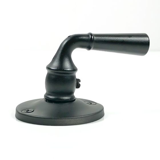 Storm / Screen Door Tubular Latch Set - Brass Construction - Matte Black Finish - Sold as Set