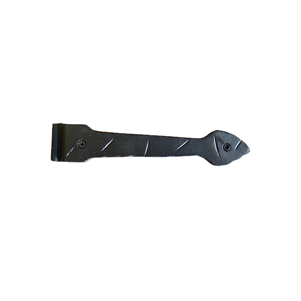 Strap Hinge for Shutters - Point End - Multiple Sizes and Finishes Available - Sold Individually