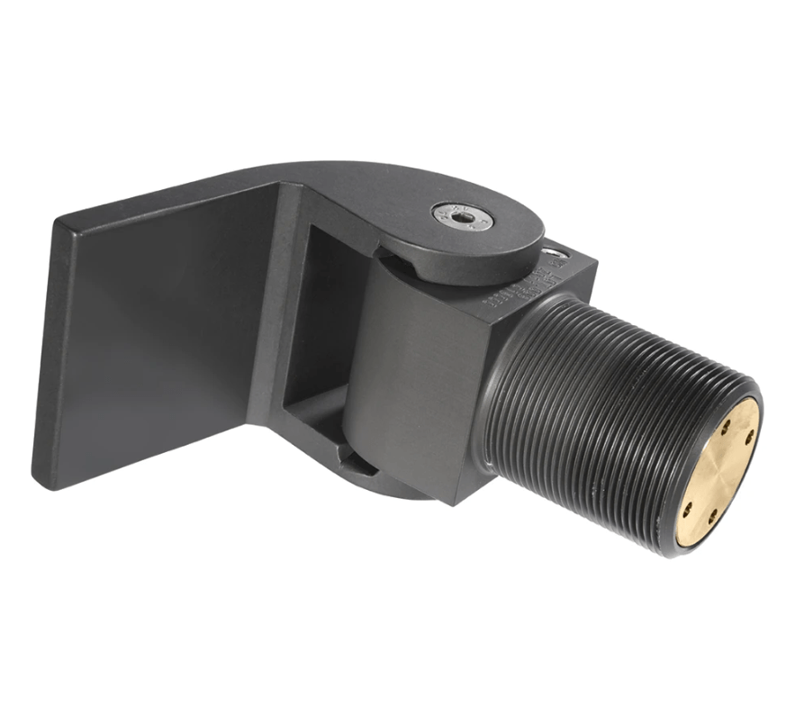 Sureclose Adjustable Self-Closing Gate Hinge - Flush Mount - Gate Gap (1/2") - Black Finish