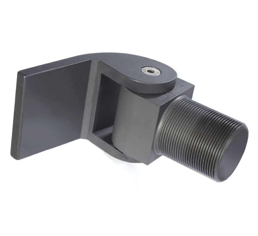 Sureclose Adjustable Self-Closing Gate Hinge - Final Snap Action - Flush Mount - Gate Gap (1/2") - Black Finish
