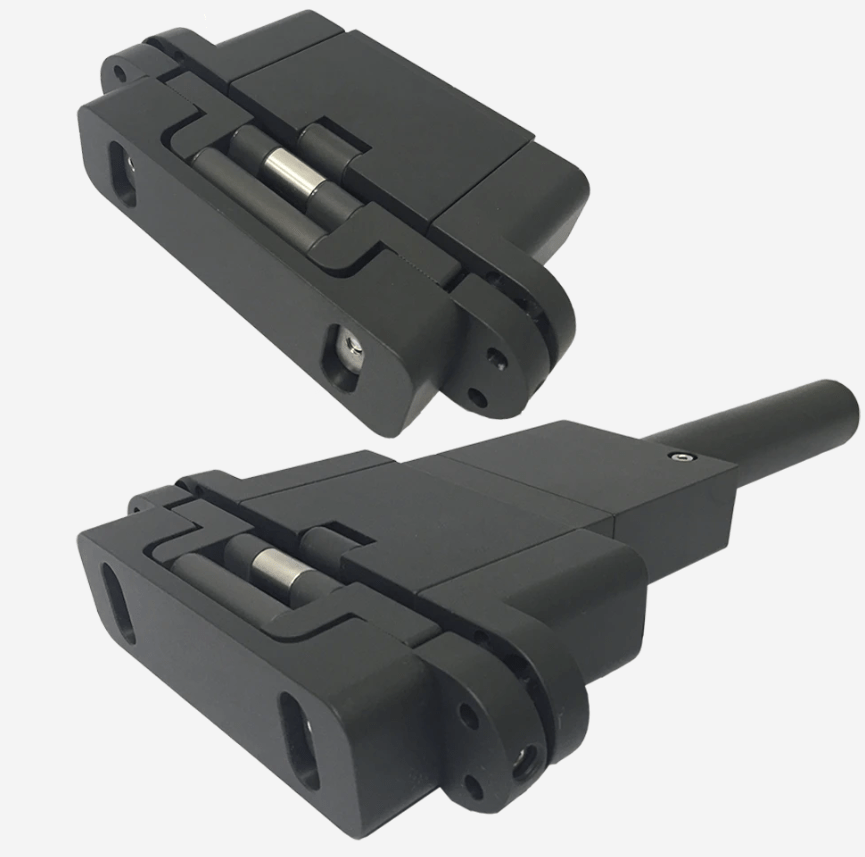 Sureclose Concealfit Self-Closing Adjustable Gate Kit - Up To 220 lb - Gate Gap (5/64" – 1/4”) - Black Finish - Great For Pool Gates