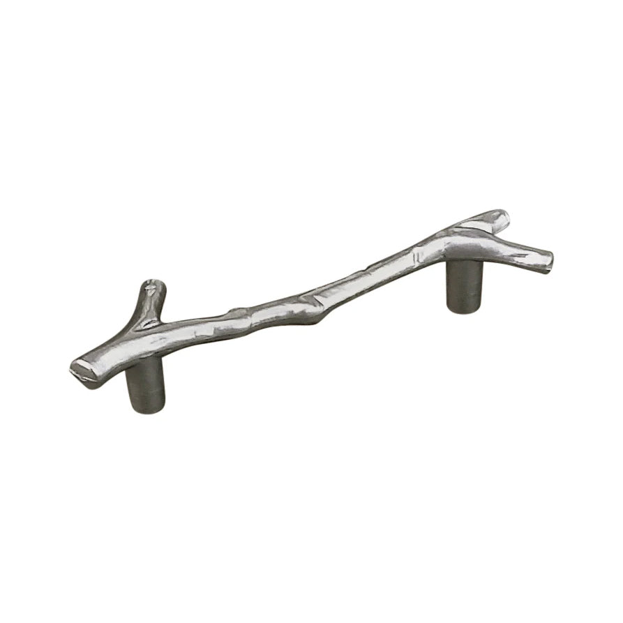 LIMITED Time SALE: Twig Pulls For cabinets and drawers - Satin Nickel - Wild West Hardware