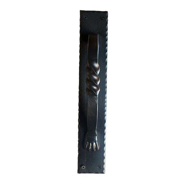 Twist with Foot Door Pull - 13-1/2" Inch - Multiple Finishes Available - Sold Individually