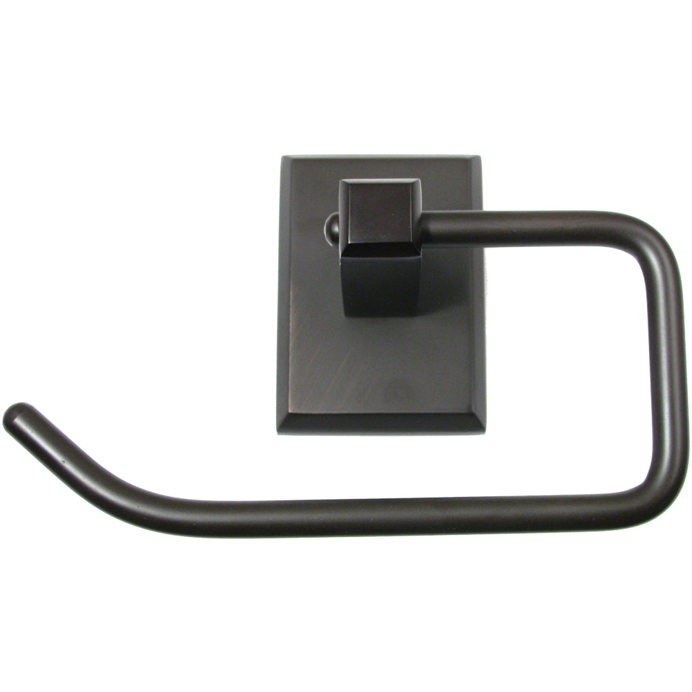 Utica Euro Toilet Paper Holder - Oil Rubbed Bronze Finish - Sold Individually